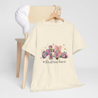Christ the Savior Is Born T-Shirt - Pastel Nativity Cross Christmas Tee
