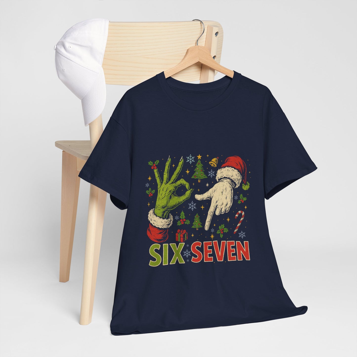 67 Weihnachts-Meme-Shirt – T-Shirt mit frechem Weihnachts-Handzeichen