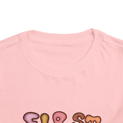 First Grade Bubble Letters T-Shirt | Cute Retro Back to School Kids Tee