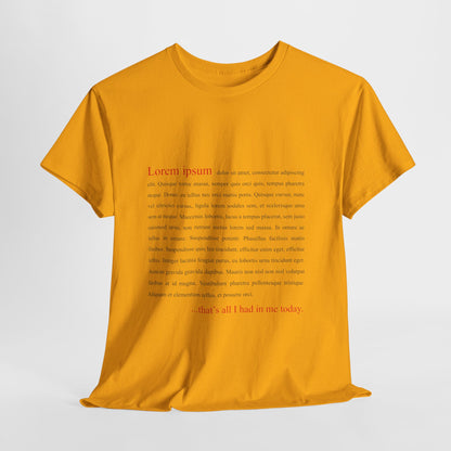 Lorem Ipsum Shirt - Funny Designer & Programmer Tee