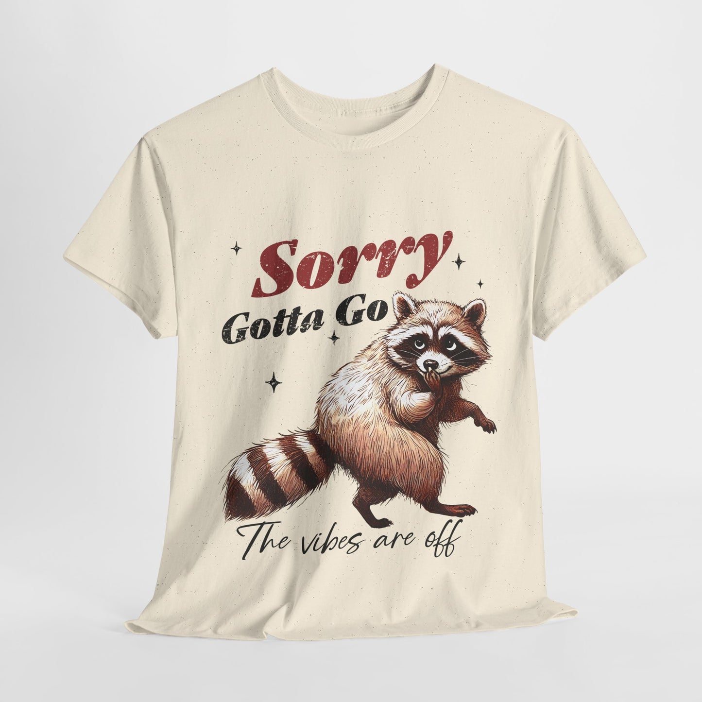 Sorry Raccoon T-Shirt - Cute Awkward Apology Tee