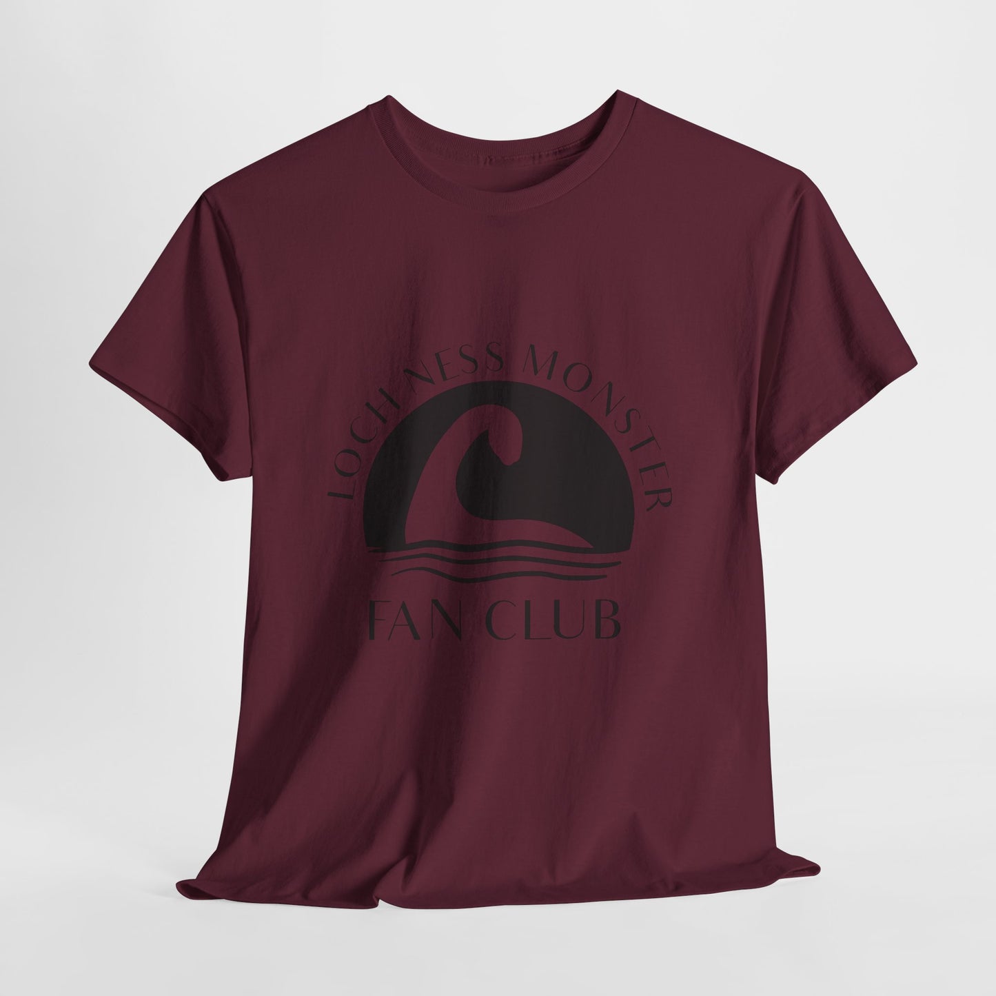 Loch Ness Monster T-Shirt - Minimal Nessie Line Art Scotland Tee