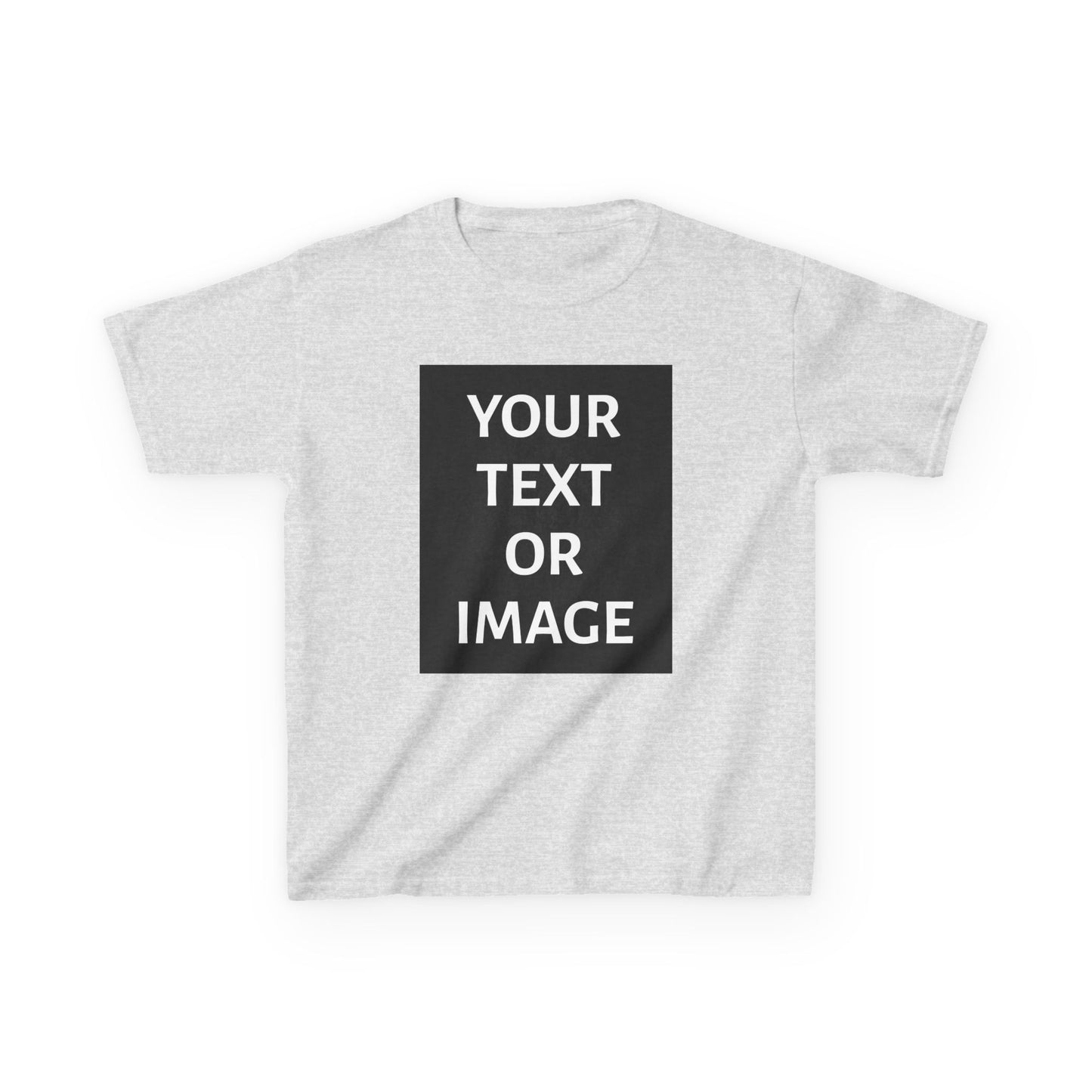 Kids Customizable Tee - Personalized Your Text or Image Shirt