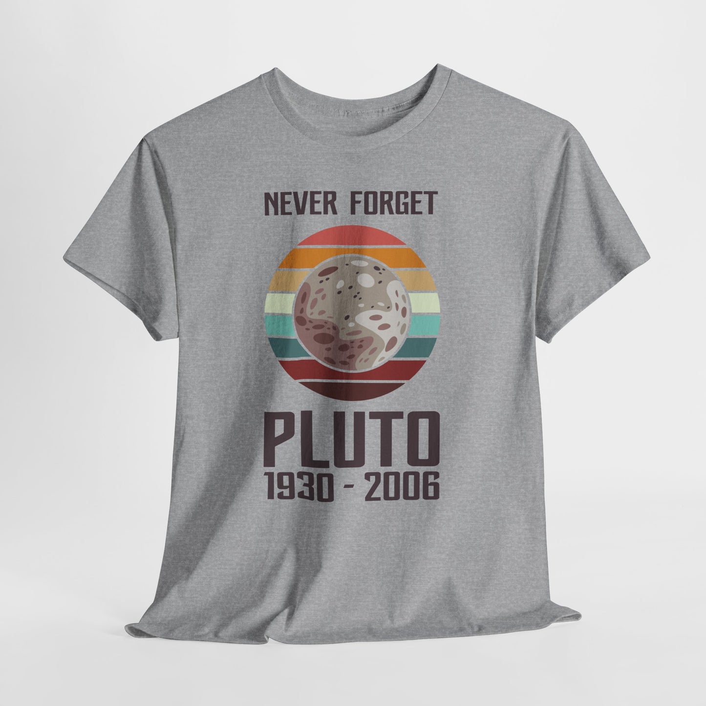 Never Forget Pluto 1930–2006 Retro Planet Graphic Tee