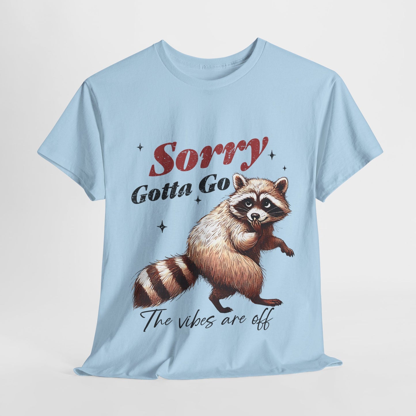 Sorry Raccoon T-Shirt - Cute Awkward Apology Tee