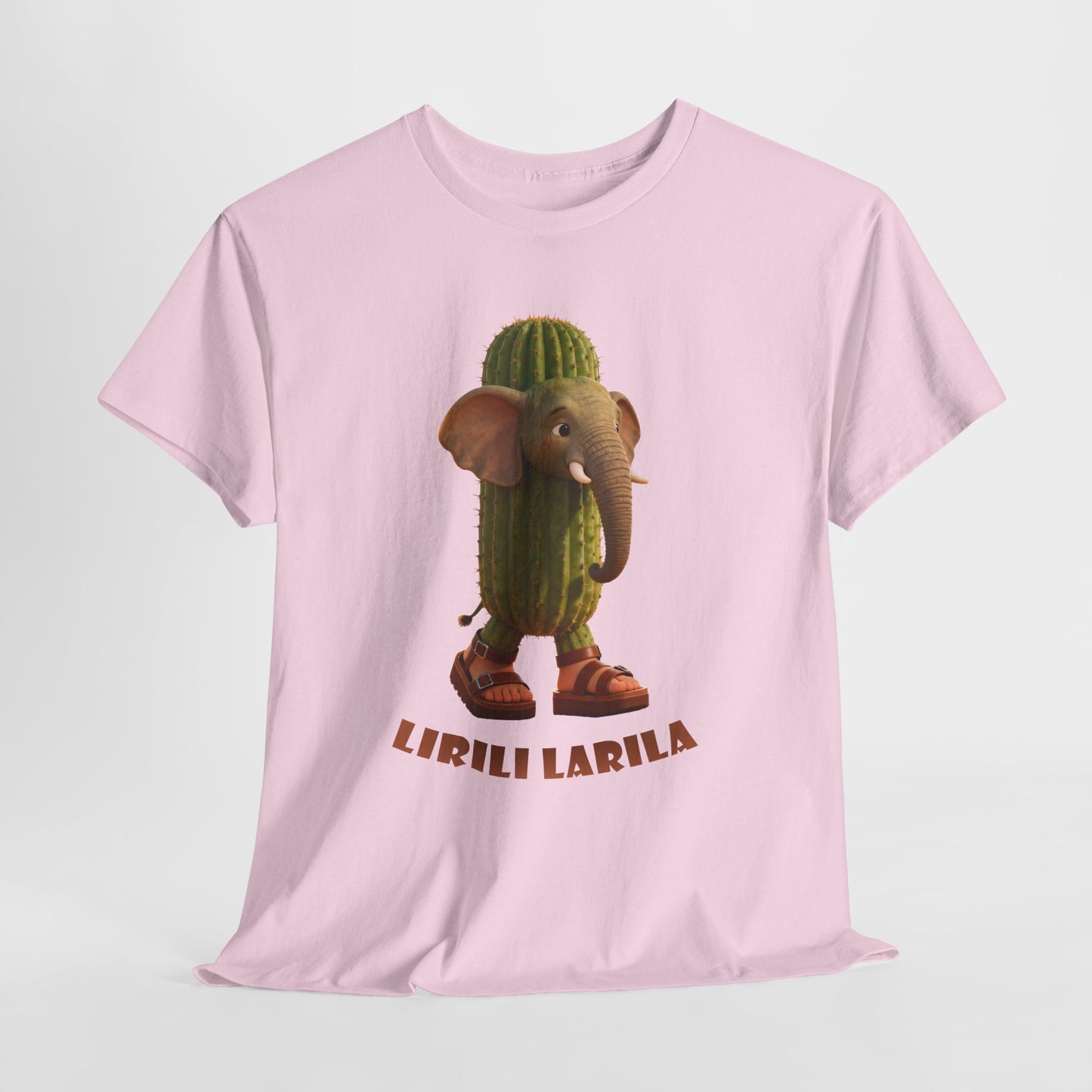 Lirili Larila Shirt – Funny Elephant Cactus Hybrid Tee