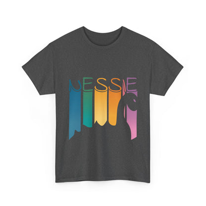 Nessie T-Shirt - Loch Ness Monster Retro Rainbow Tee