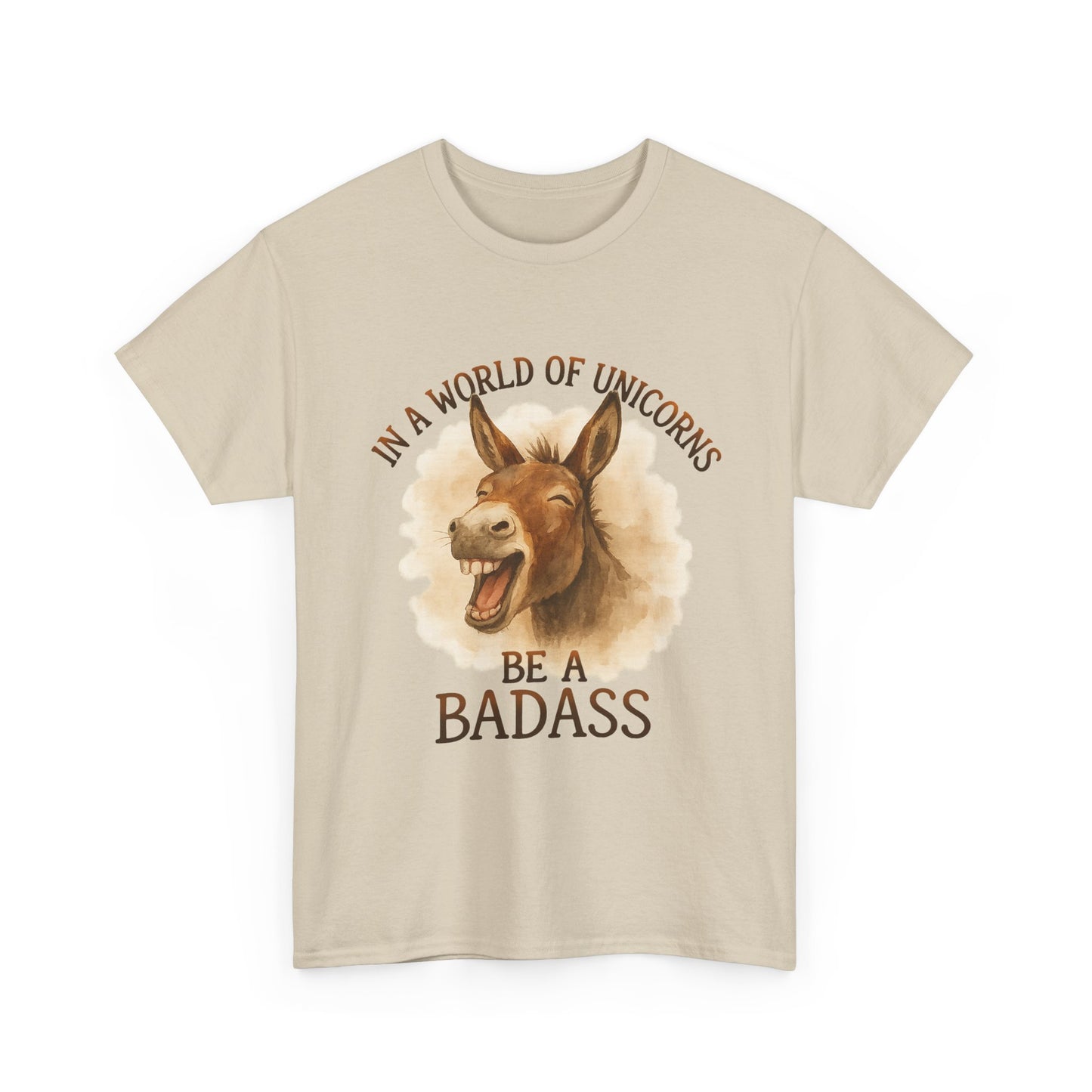 Badass Donkey T-Shirt - In a World of Unicorns