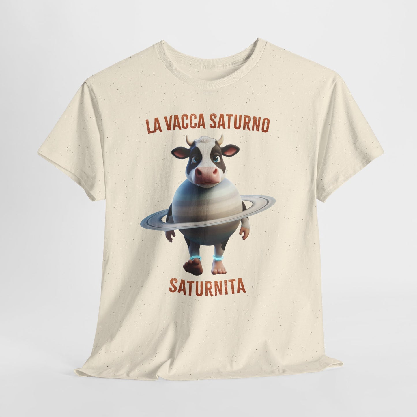 La Vacca Saturno Shirt – Cute Saturn Cow Funny Space Meme Tee
