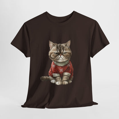 Grumpy Christmas Cat T-Shirt