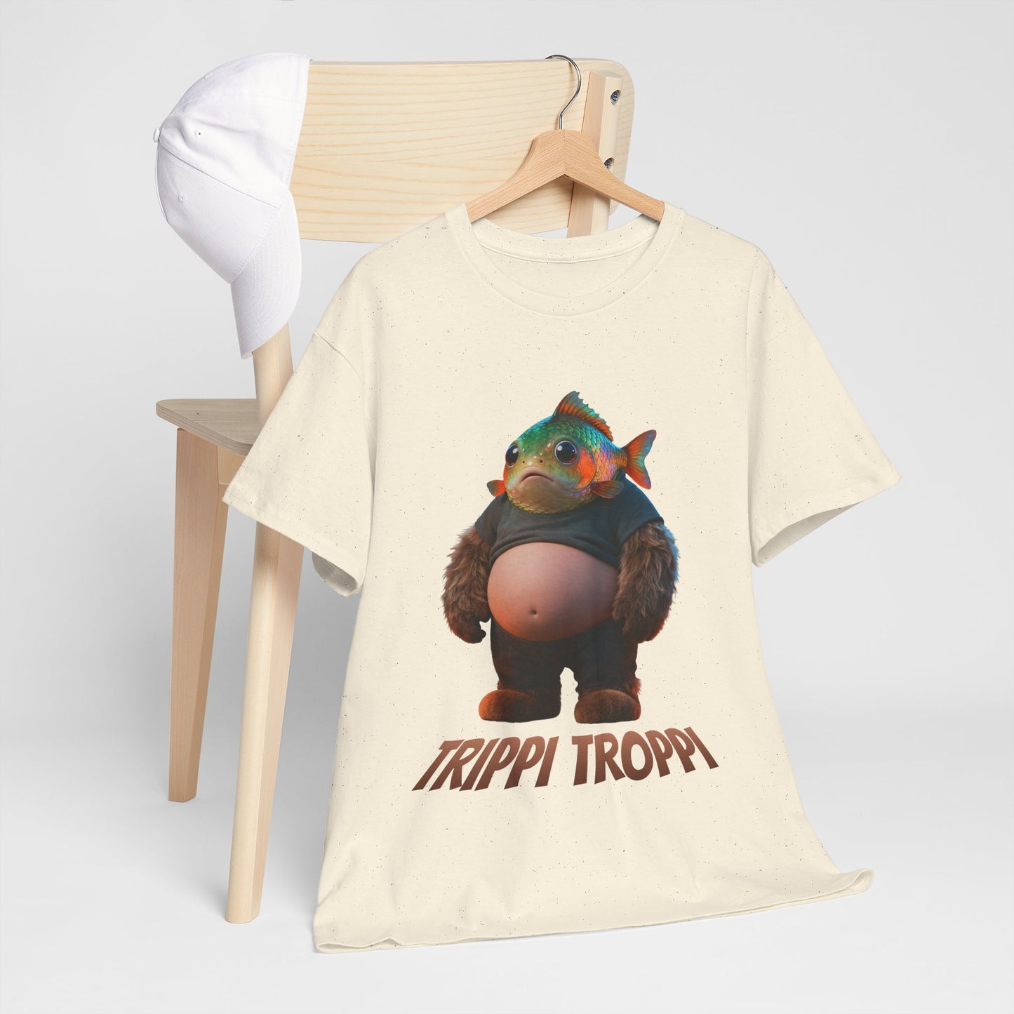 Trippi Troppi Shirt – Absurd Fish Monster Funny Surreal Art Tee