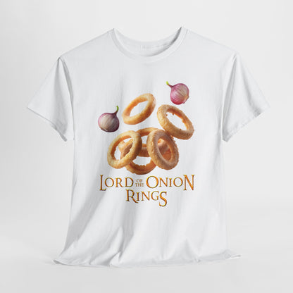 Lord of the Onion Rings - Funny Food & Fantasy Parody T-Shirt