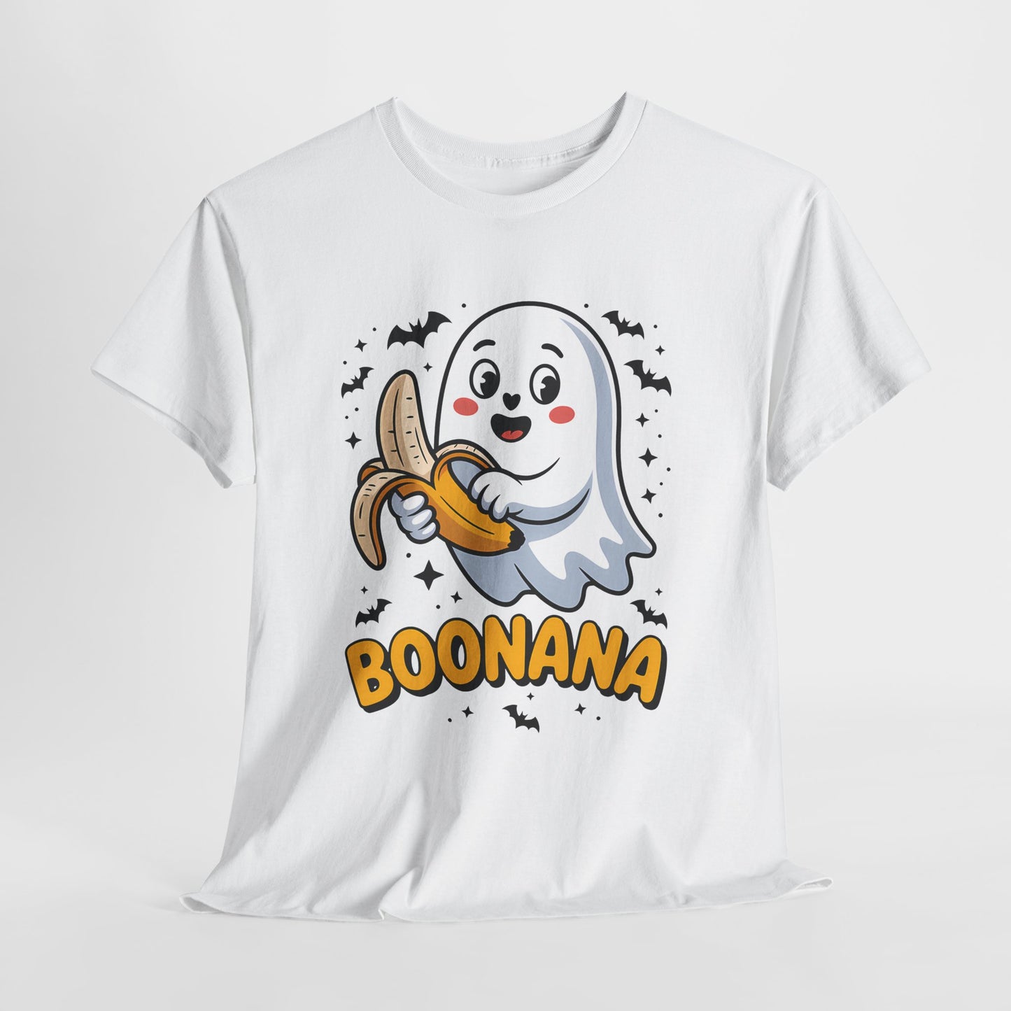 Boonana Ghost T-Shirt - Cute Halloween Banana Pun Tee