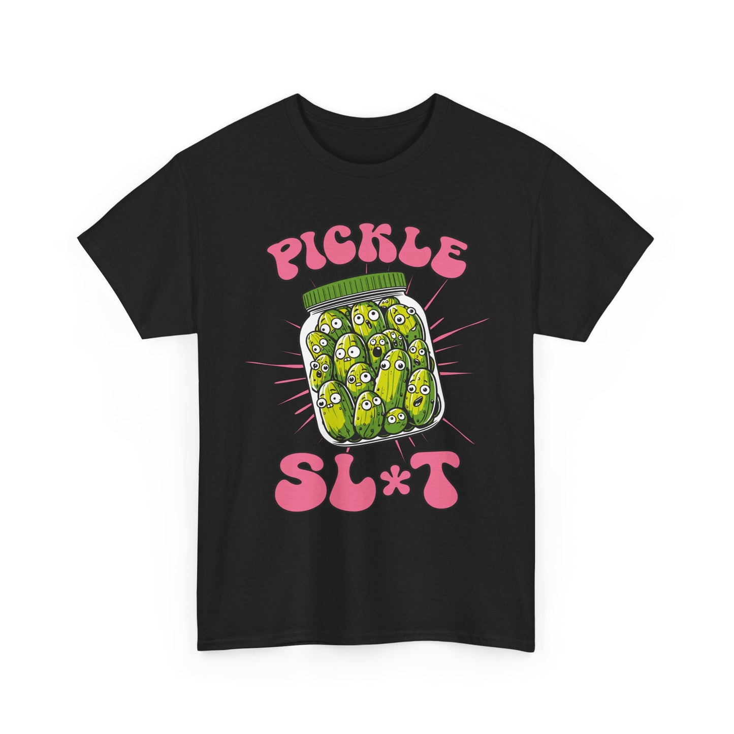 Pickle Lover Funny Shirt - Spicy Pickle Jar Graphic Tee for Women, Sarcastic Adult Humor Gift, Foodie Party T-Shirt