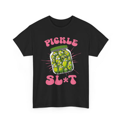 Pickle Lover Funny Shirt - Spicy Pickle Jar Graphic Tee for Women, Sarcastic Adult Humor Gift, Foodie Party T-Shirt