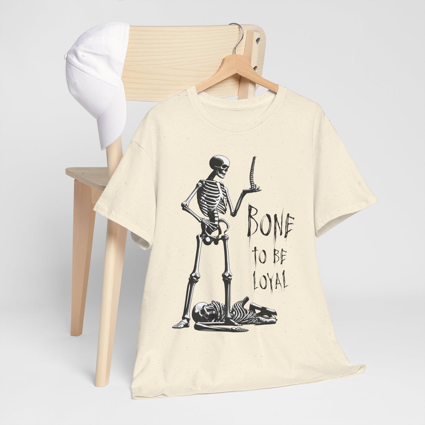 Skeleton Spine Pun T-Shirt - Funny Dark Humor Anatomy Tee