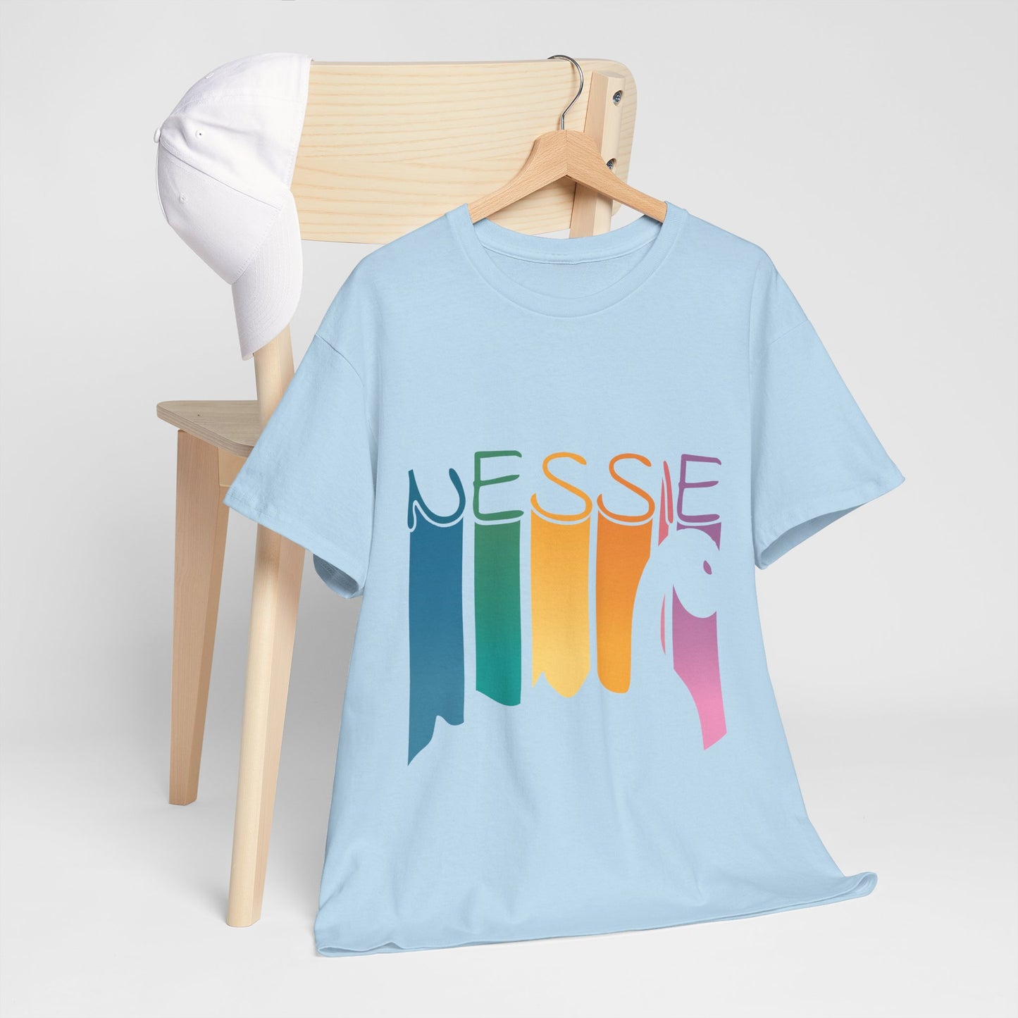 Nessie T-Shirt - Loch Ness Monster Retro Rainbow Tee
