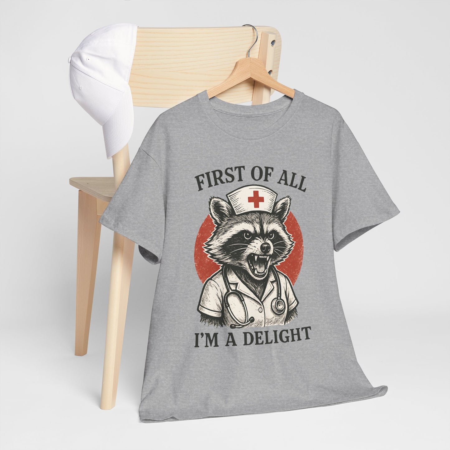 Nurse Raccoon I’m a Delight Shirt - Funny Night Shift Tee