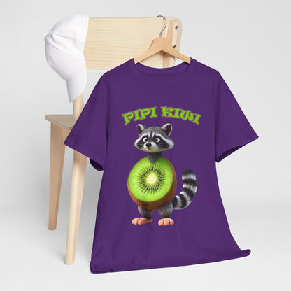 Pipi Kiwi Shirt – Funny Raccoon Fruit Mashup Tee