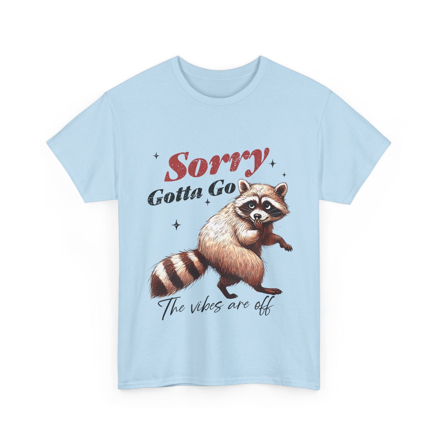 Sorry Raccoon T-Shirt - Cute Awkward Apology Tee