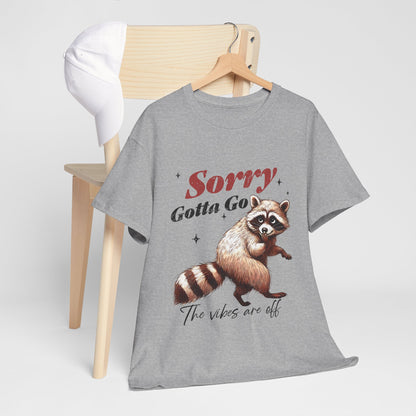 Sorry Raccoon T-Shirt - Cute Awkward Apology Tee