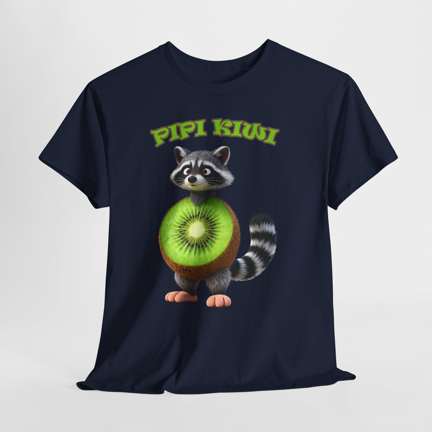 Pipi Kiwi Shirt – Funny Raccoon Fruit Mashup Tee