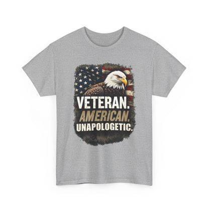 American Bold Veteran T-Shirt - Patriotic Military USA Pride Tee