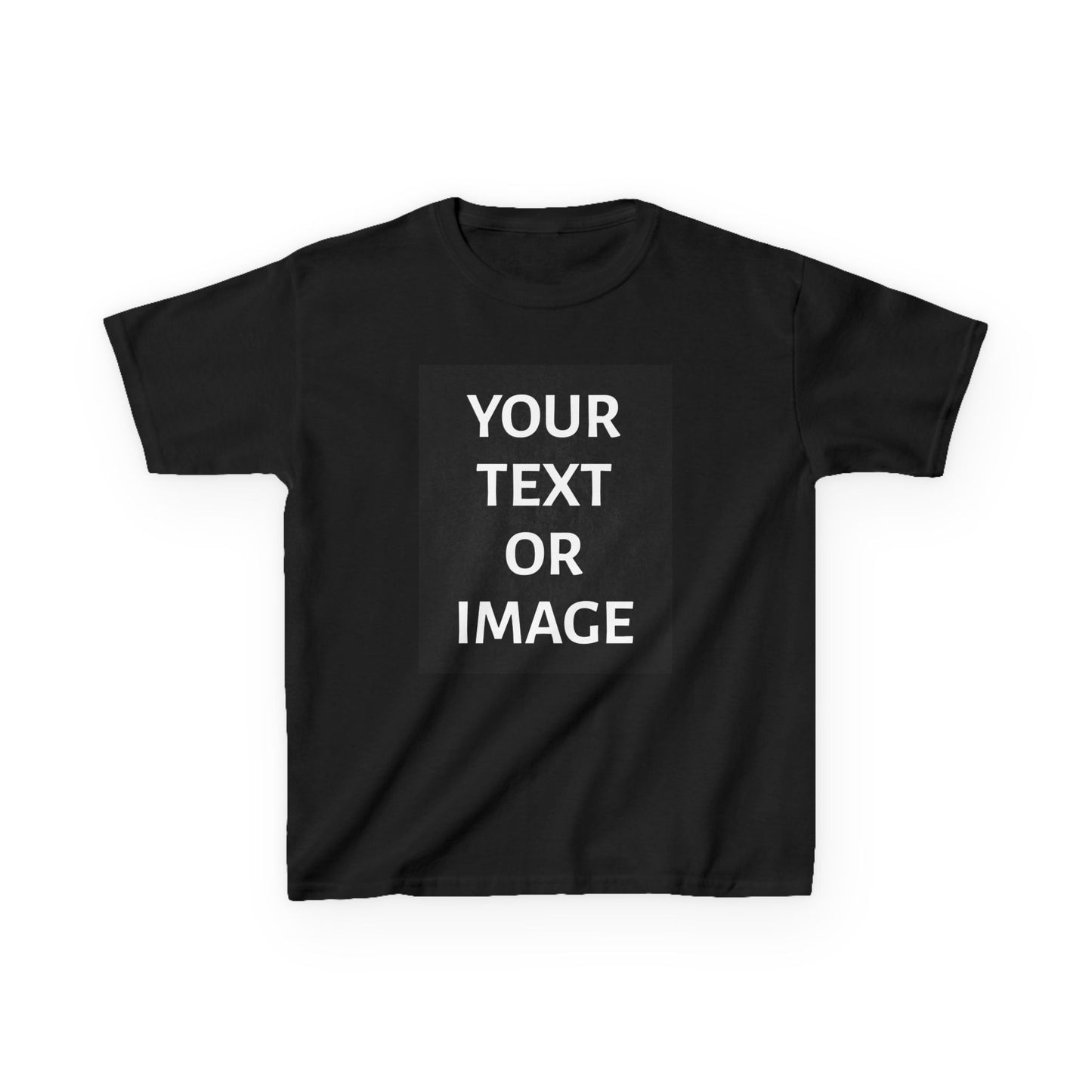Kids Customizable Tee - Personalized Your Text or Image Shirt