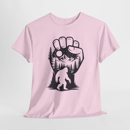 Bigfoot Forest Silhouette T-Shirt - Sasquatch Mountain Tee