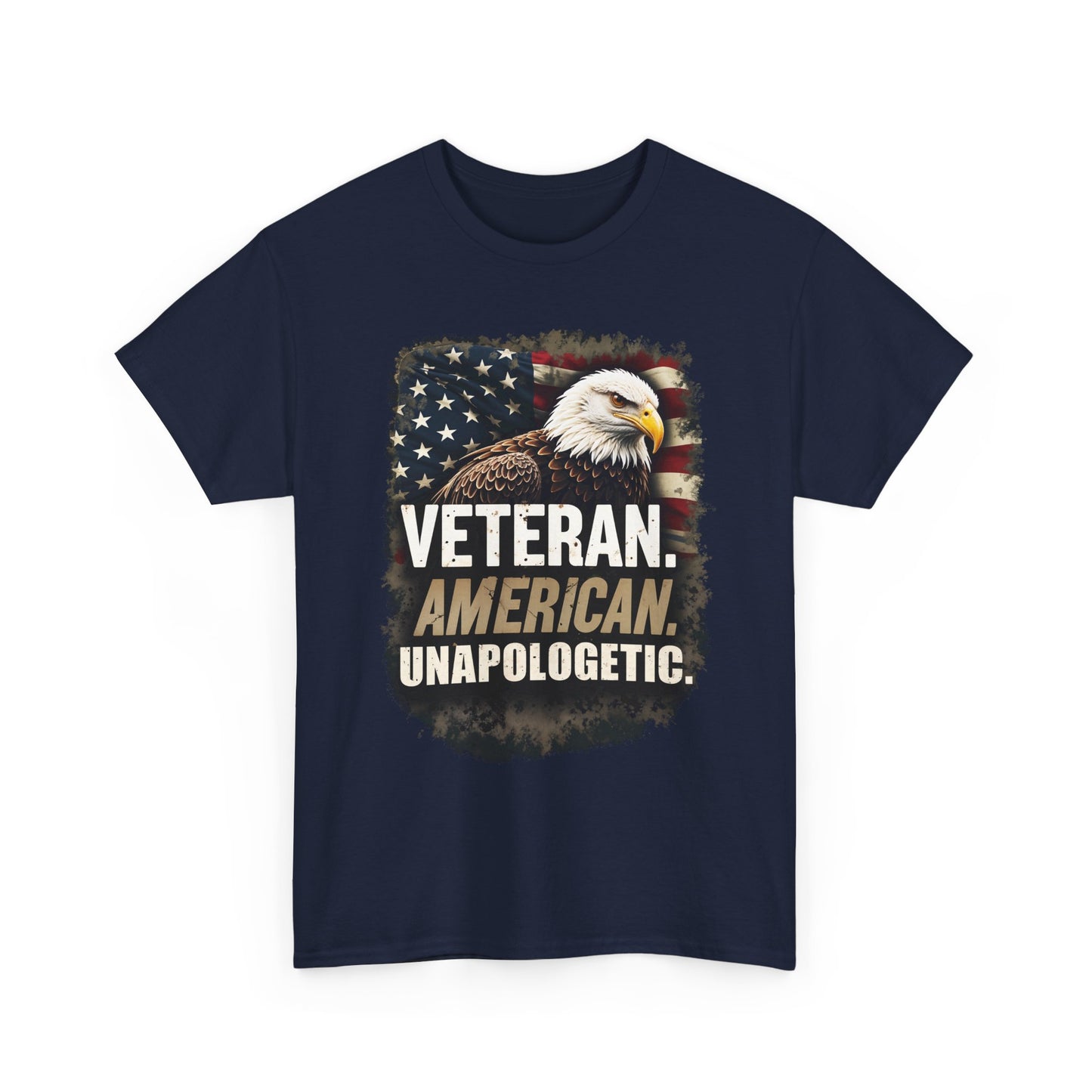 American Bold Veteran T-Shirt - Patriotic Military USA Pride Tee