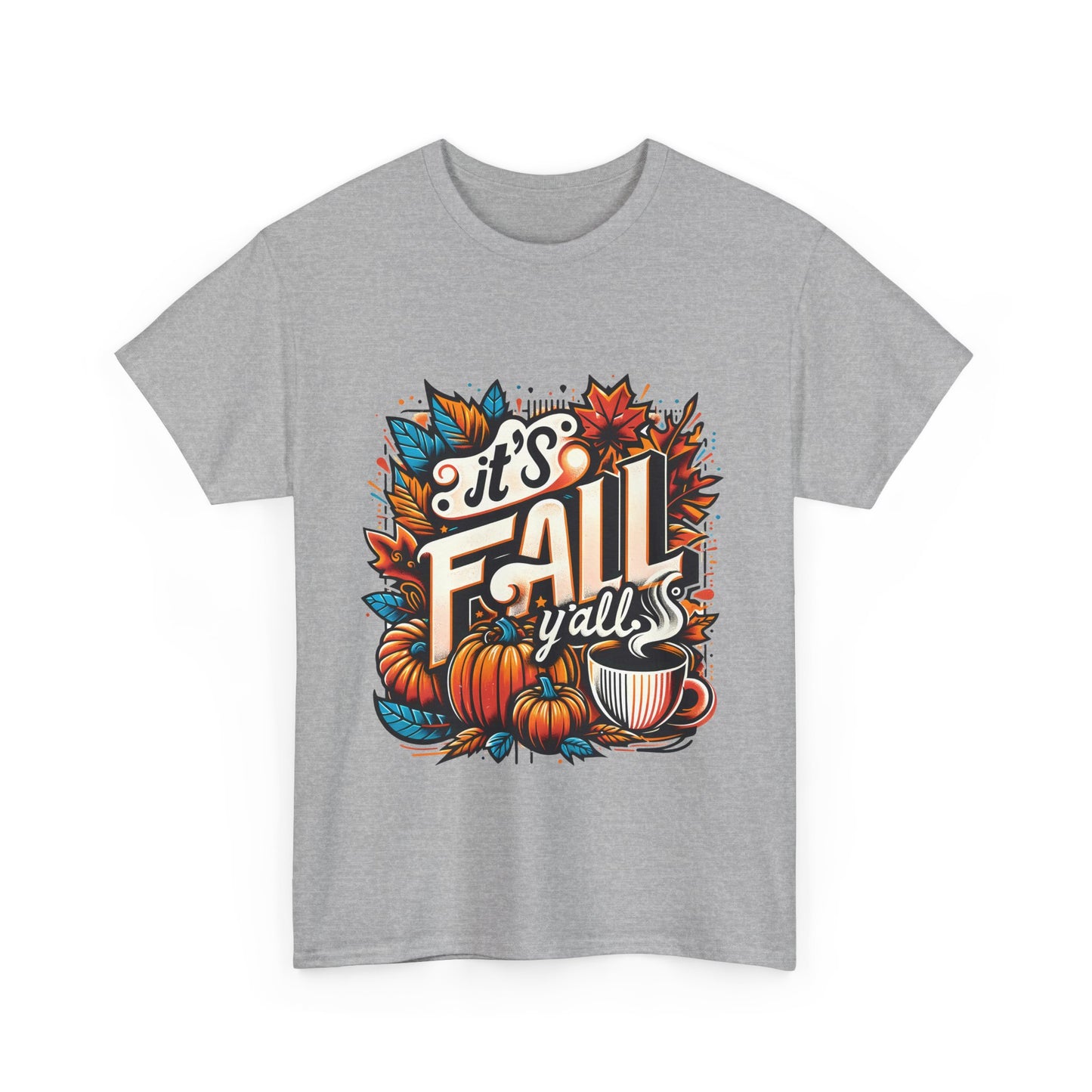 It’s Fall Y’all T-Shirt - Pumpkin Spice Autumn Coffee Lover Tee