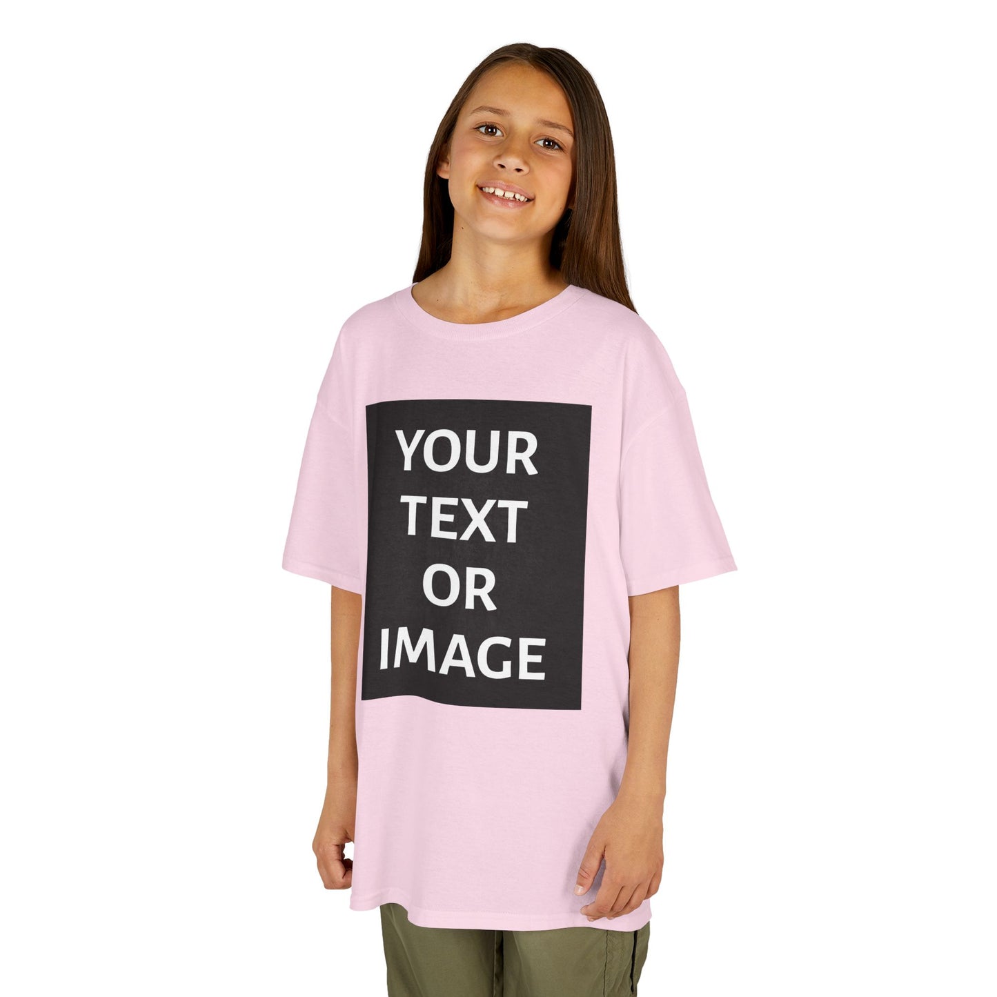 Kids Customizable Tee - Personalized Your Text or Image Shirt