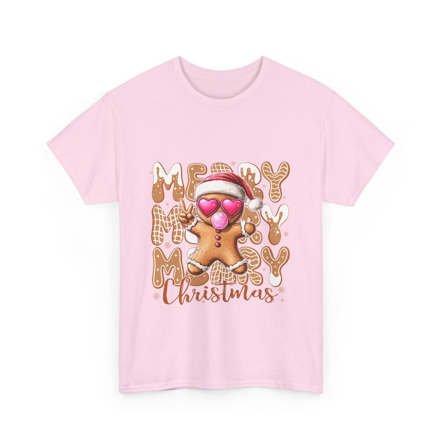 Merry Christmas Gingerbread T-Shirt - Funny Holiday Cookie Tee