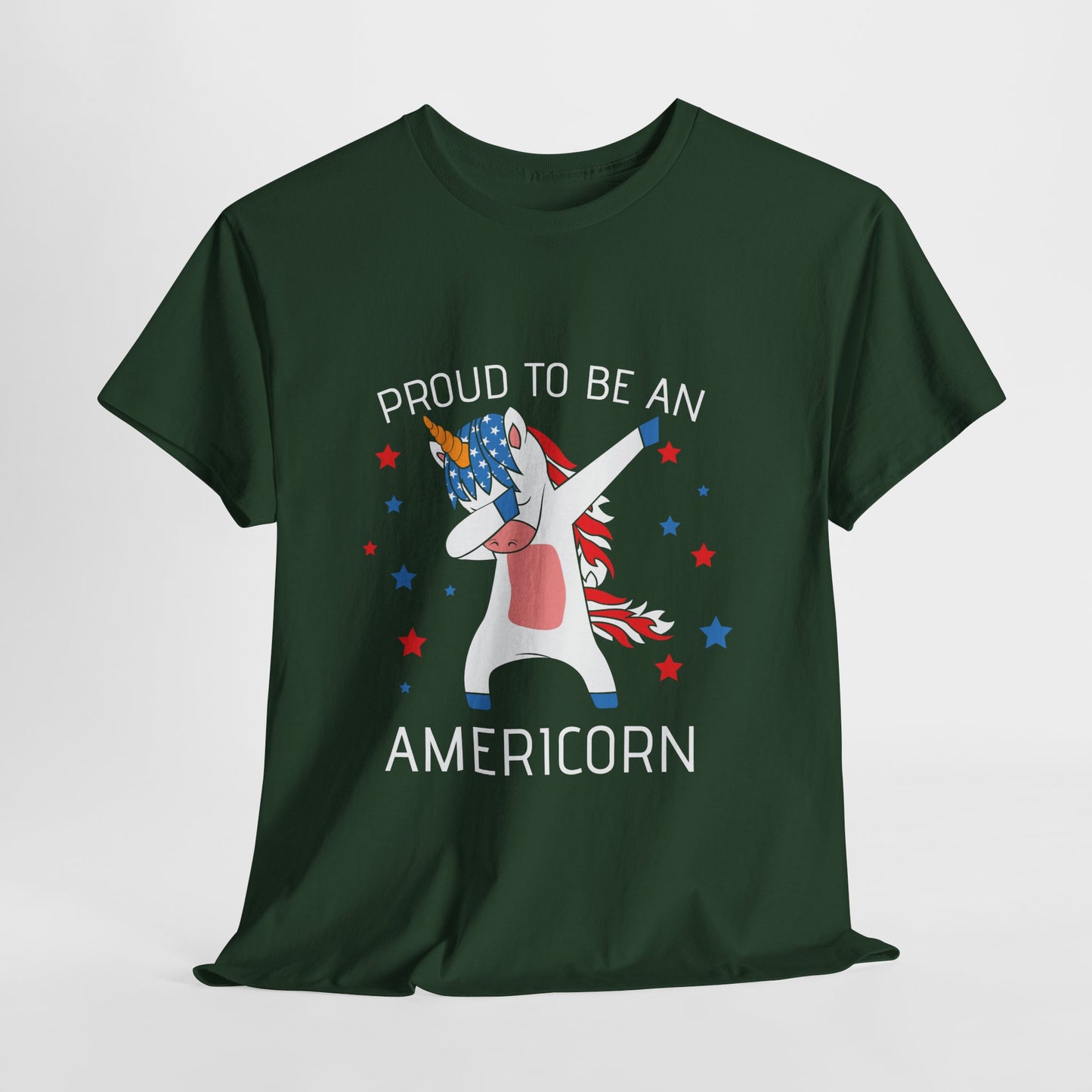 Proud Americorn Shirt - USA Dabbing Unicorn Tee
