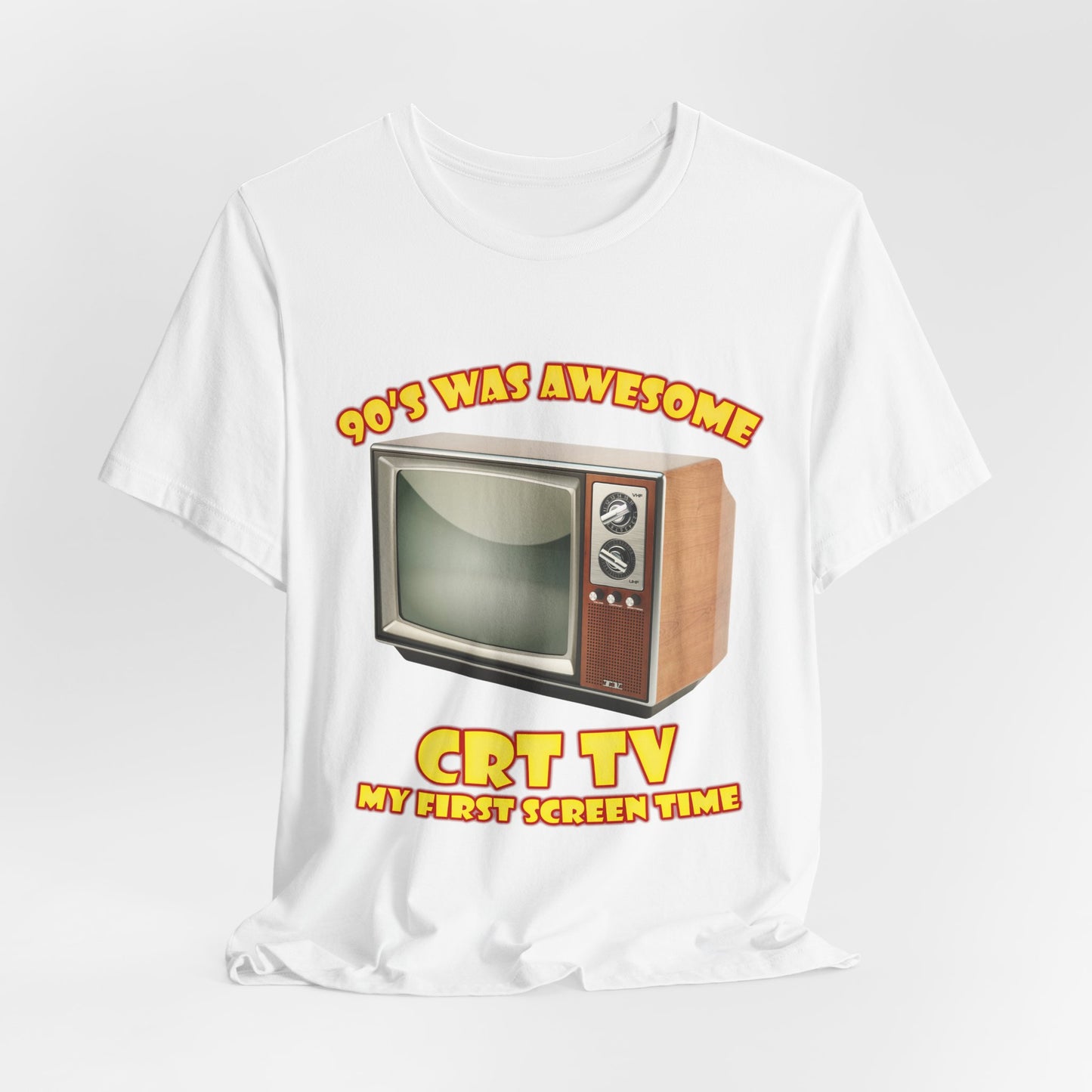 My First Screen Time T-Shirt - Retro CRT TV 90s Tee