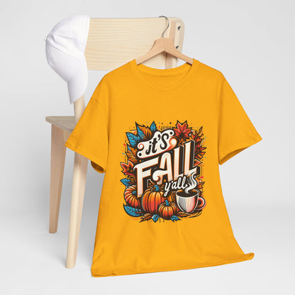 It’s Fall Y’all T-Shirt - Pumpkin Spice Autumn Coffee Lover Tee