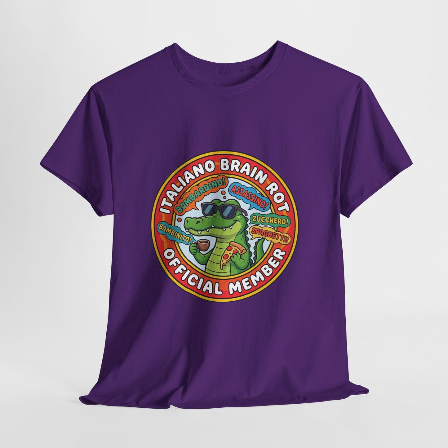 Italiano Brain Rot Shirt – Bombardino Crocodile Meme Tee, Absurd Humour T-Shirt