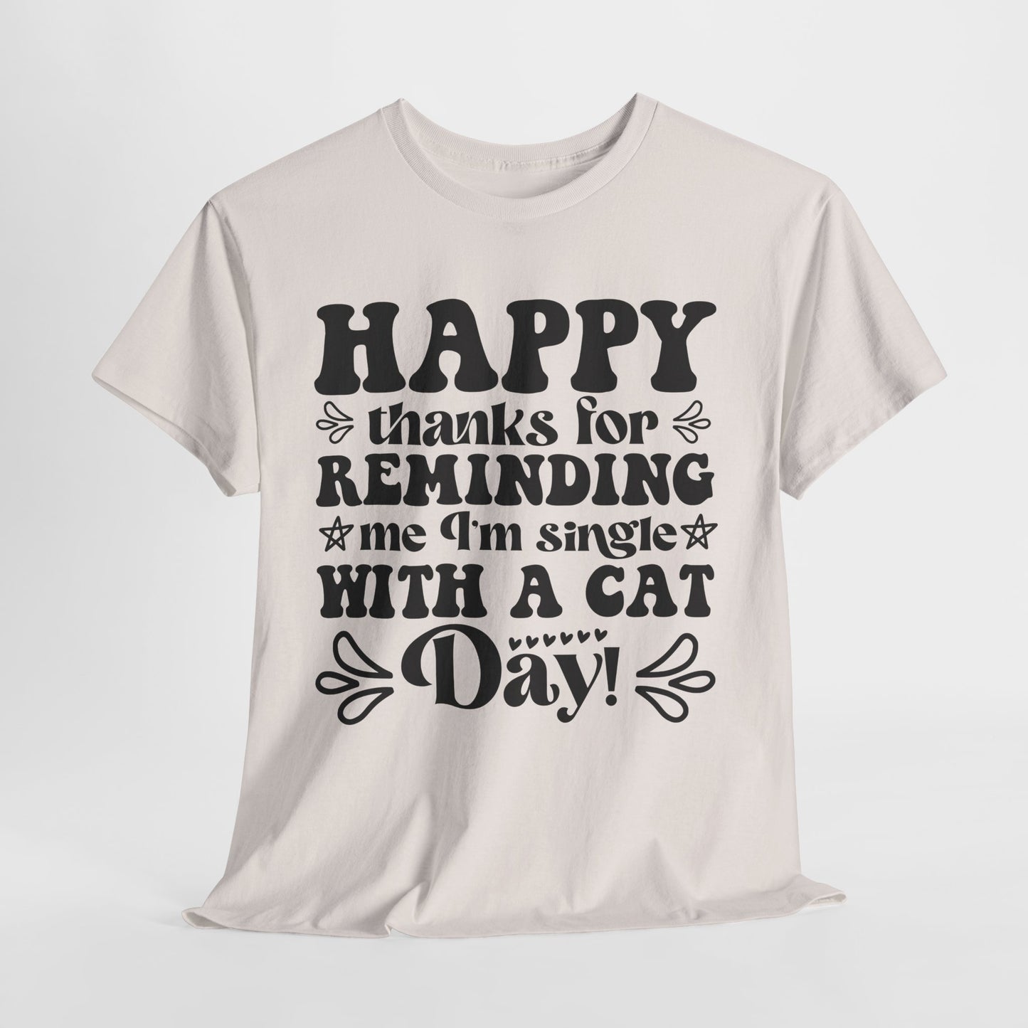 Cattitude Cat T-Shirt - Minimalist Sassy Line Art Tee