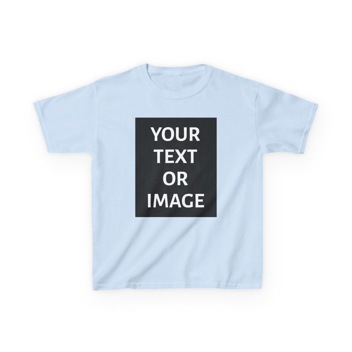 Kids Customizable Tee - Personalized Your Text or Image Shirt