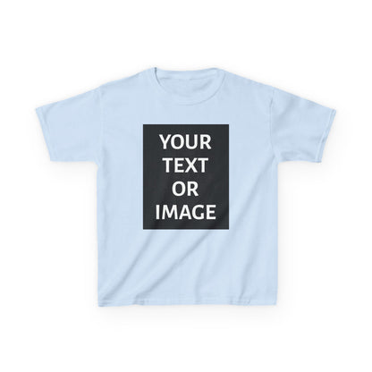 Kids Customizable Tee - Personalized Your Text or Image Shirt