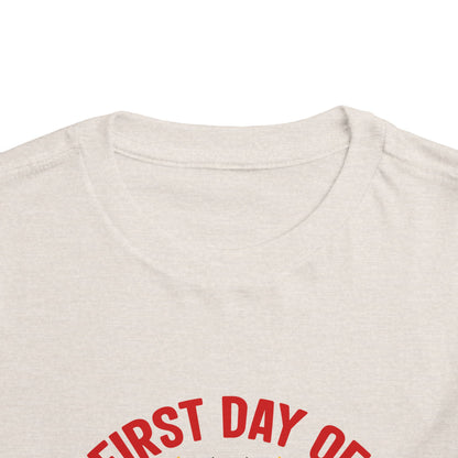 First Day of First Grade Shirt - Funny Toddler Back to School Tee, Pray for My Teacher T-Shirt, 1st Grade Humor Gift