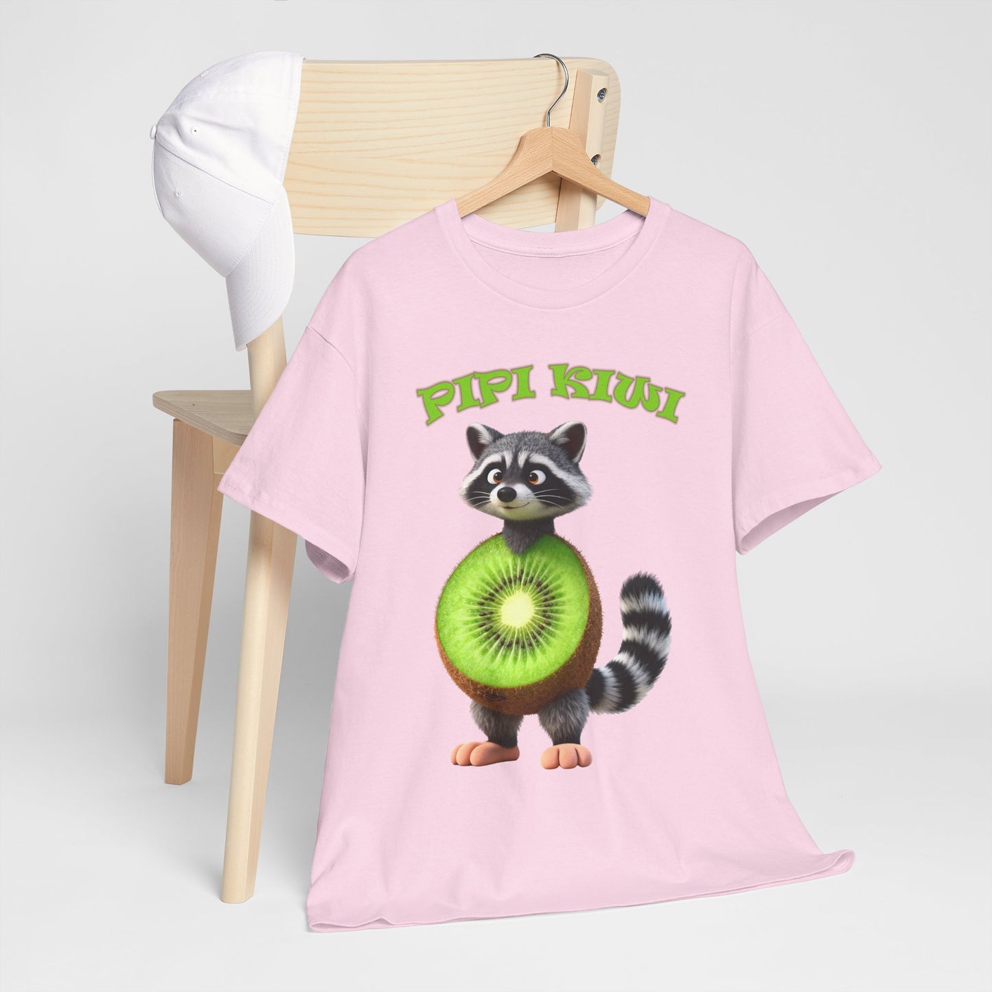 Pipi Kiwi Shirt – Funny Raccoon Fruit Mashup Tee