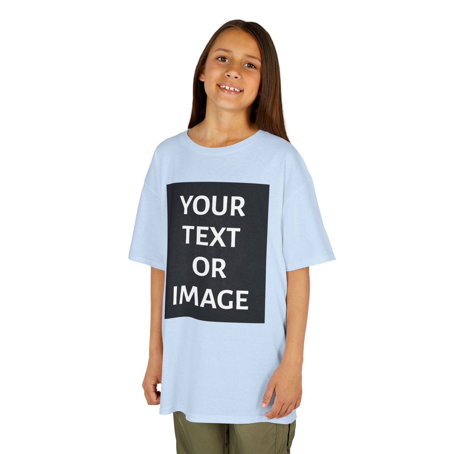 Kids Customizable Tee - Personalized Your Text or Image Shirt