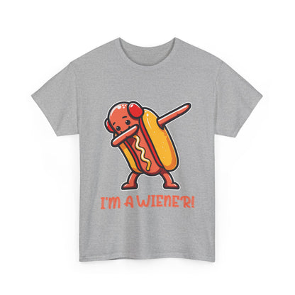 I'm a Wiener Hot Dog T-Shirt - Funny BBQ Pun Kawaii Tee