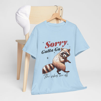 Sorry Raccoon T-Shirt - Cute Awkward Apology Tee