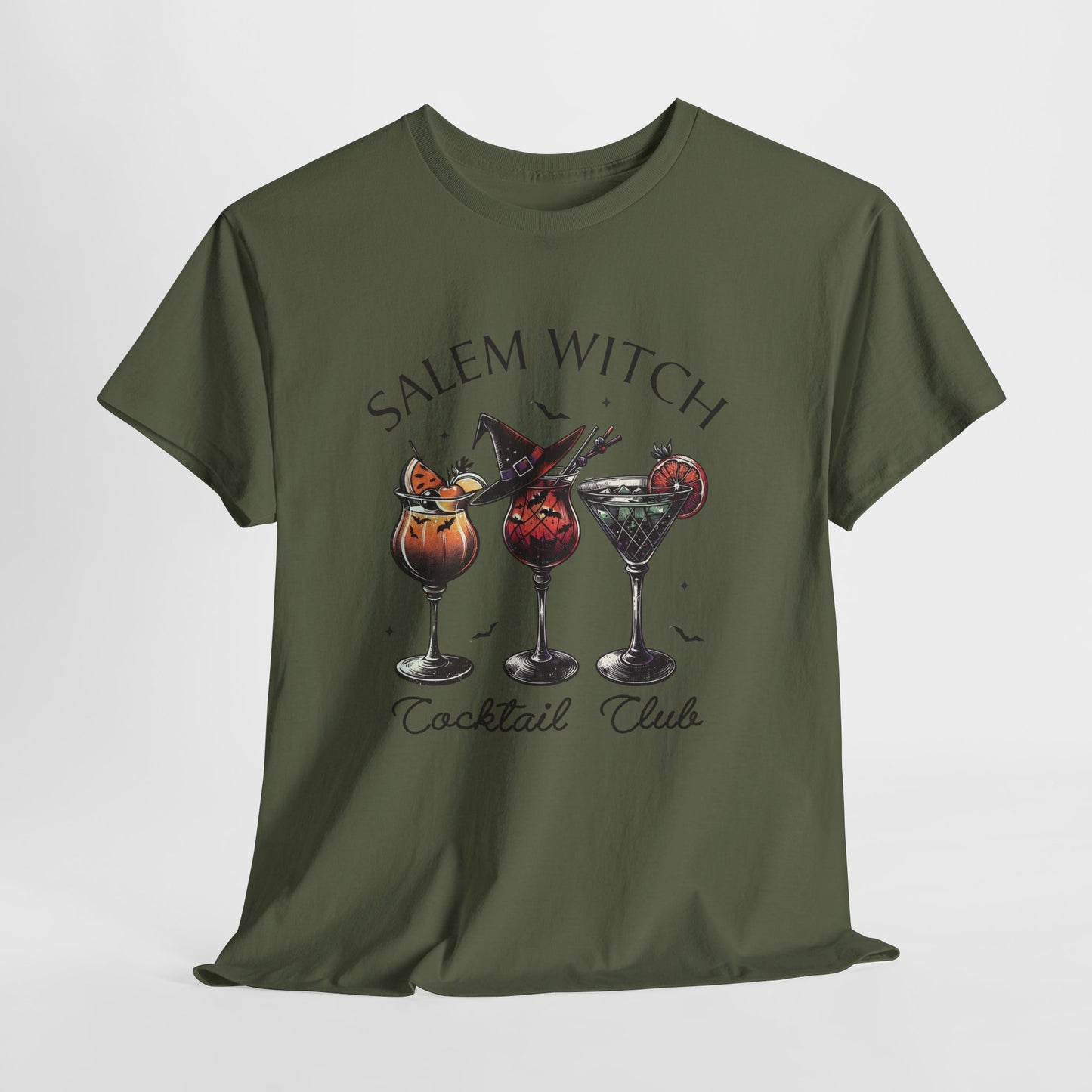 Salem Witch Cocktail Club T-Shirt - Halloween Bar Crawl Tee