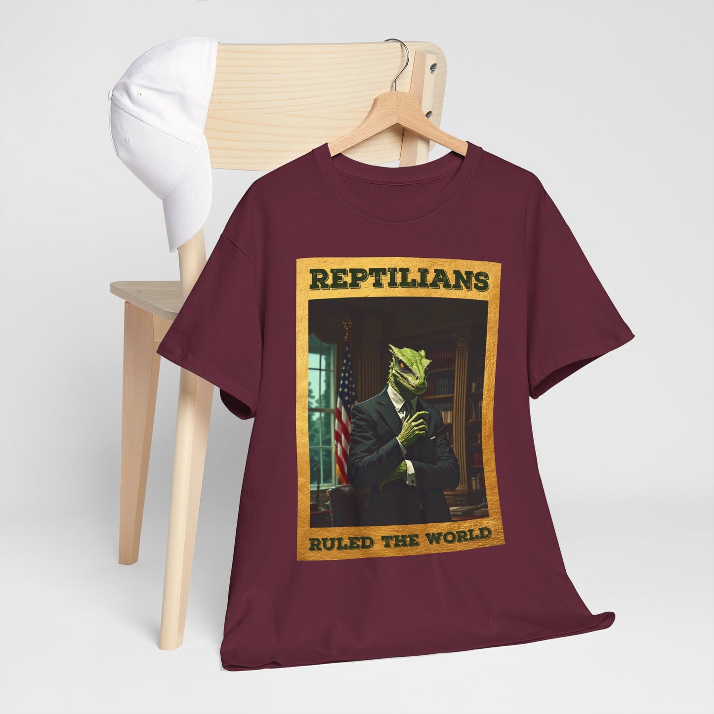 Reptilians Ruled the World Shirt - Reptilian Meme Satire Tee