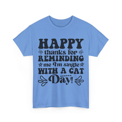 Cattitude Cat T-Shirt - Minimalist Sassy Line Art Tee