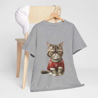 Grumpy Christmas Cat T-Shirt