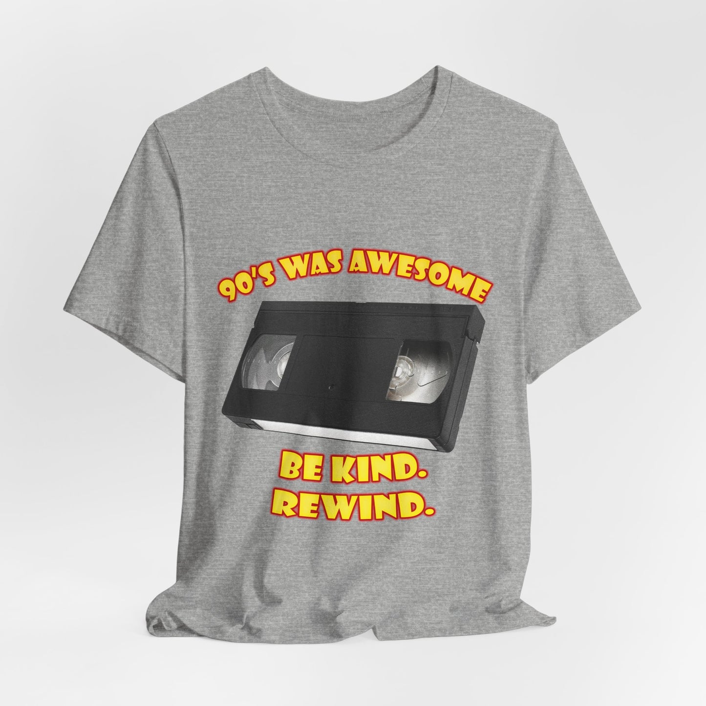 Be Kind Rewind T-Shirt - Retro VHS 90s Tee